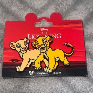 Disneyland Paris Resort The Lion King - Young Simba & Nala Pin
